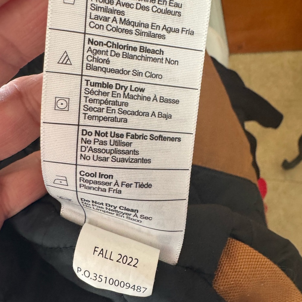 Preloved, Carhartt Women’s Loose Fit Tan Field Jacket - Picture 8 of 10